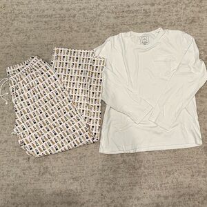 Lila and Hayes Christmas Pups Pajamas- Men’s Medium